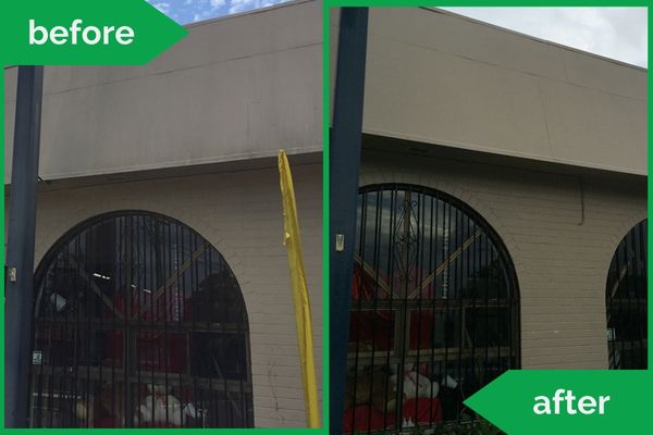 Shop Concrete Wall Pressure Cleaning Before Vs After