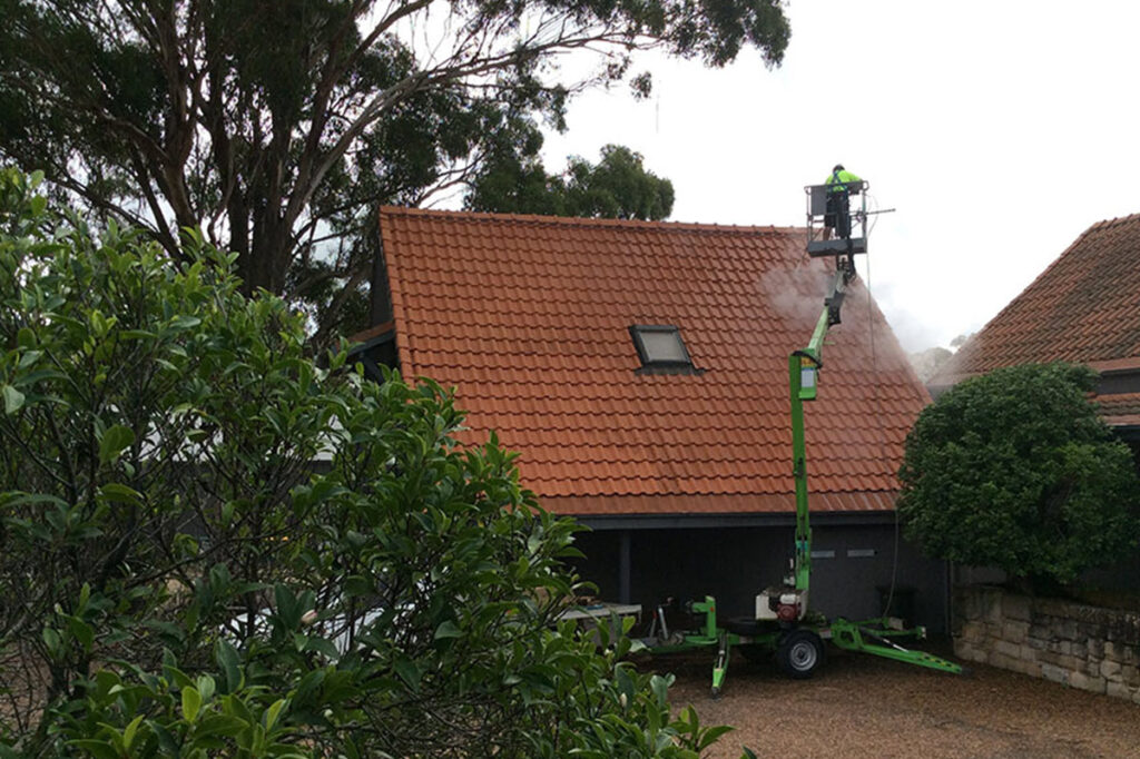 Roof Cleaning With Pressure Washing In Newcastle Nsw